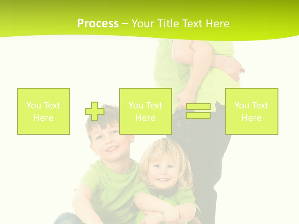 Kinder Bewegung Freuen PowerPoint Template