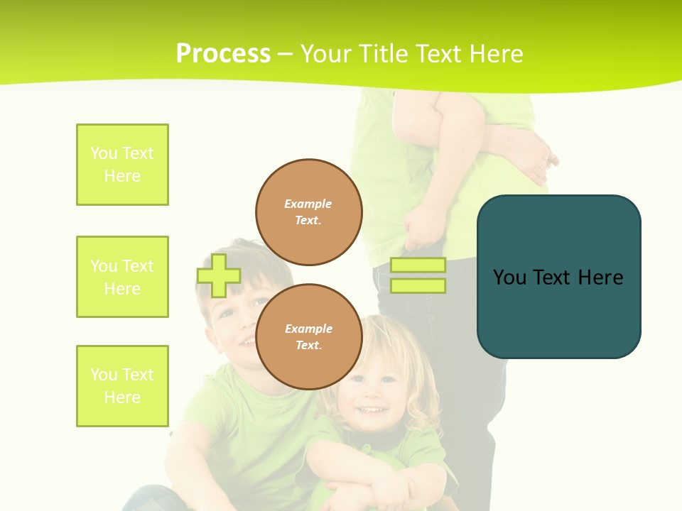 Kinder Bewegung Freuen PowerPoint Template