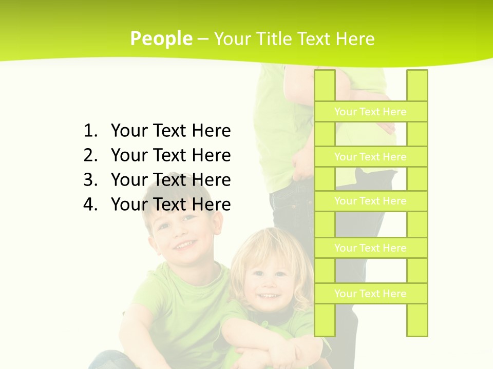 Kinder Bewegung Freuen PowerPoint Template