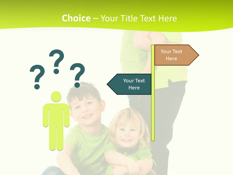 Kinder Bewegung Freuen PowerPoint Template