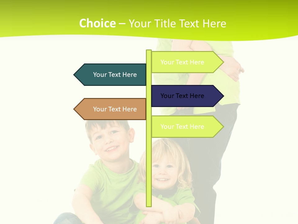 Kinder Bewegung Freuen PowerPoint Template