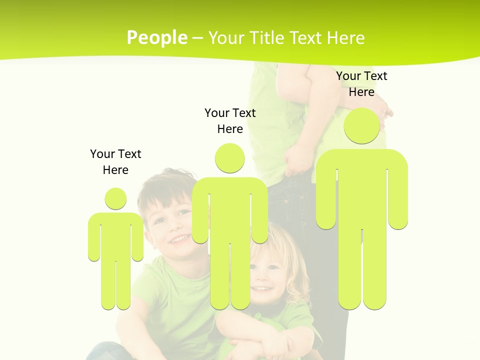 Kinder Bewegung Freuen PowerPoint Template