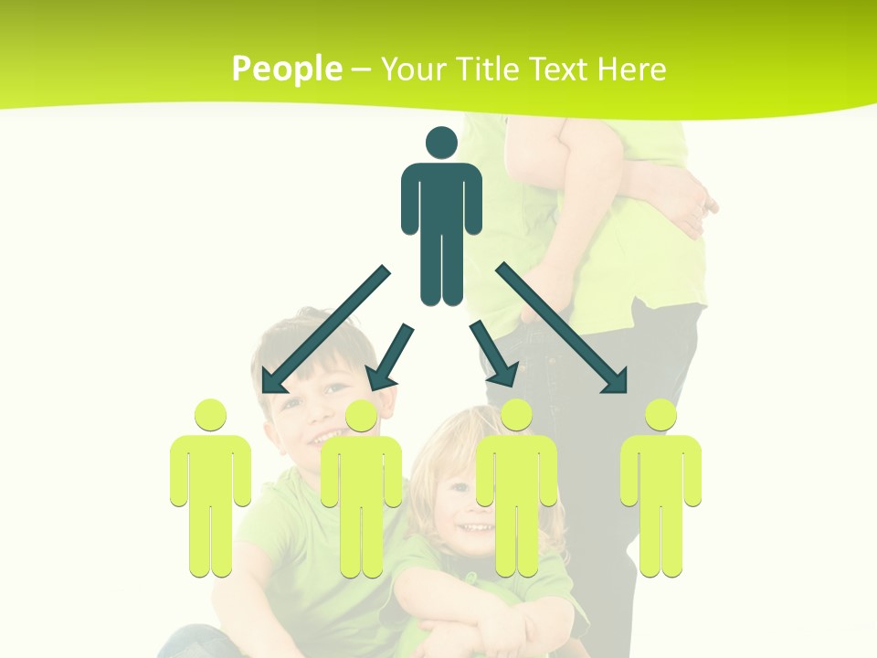 Kinder Bewegung Freuen PowerPoint Template