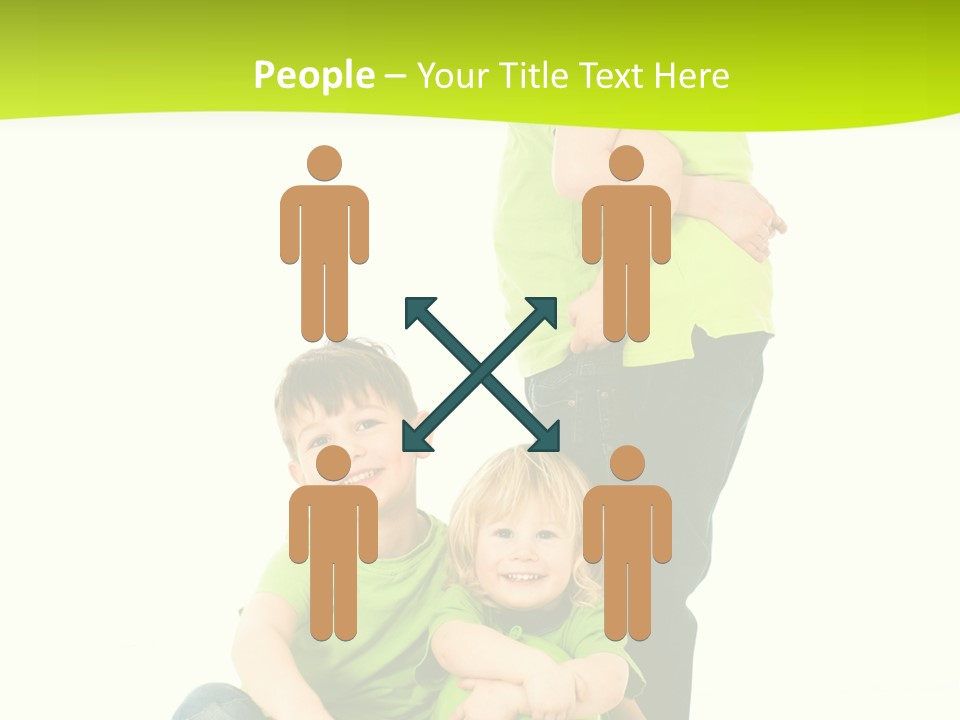 Kinder Bewegung Freuen PowerPoint Template