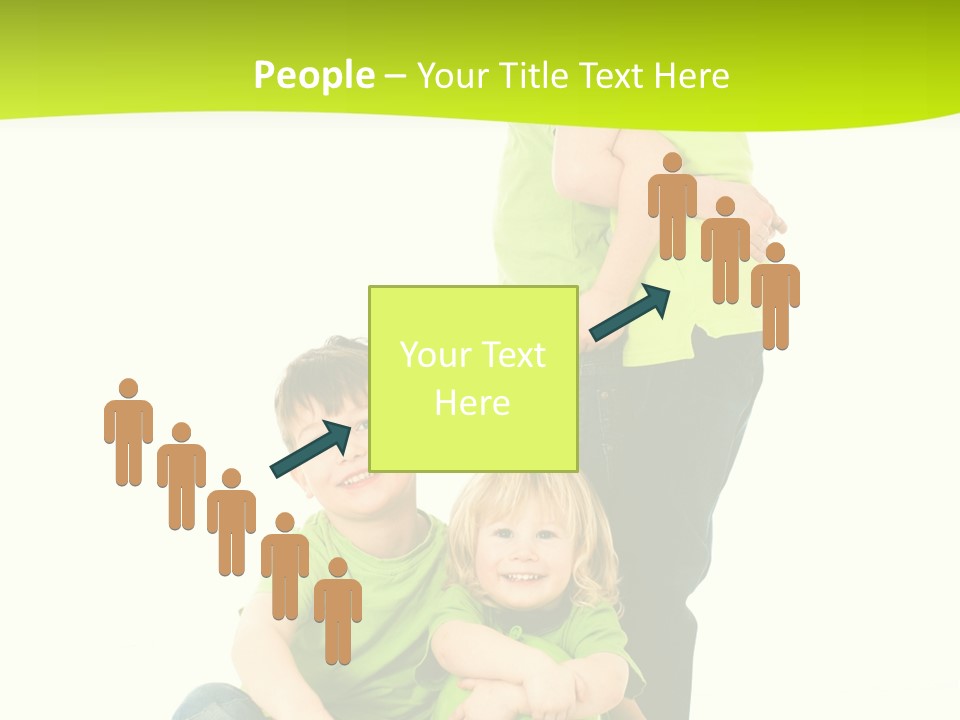 Kinder Bewegung Freuen PowerPoint Template