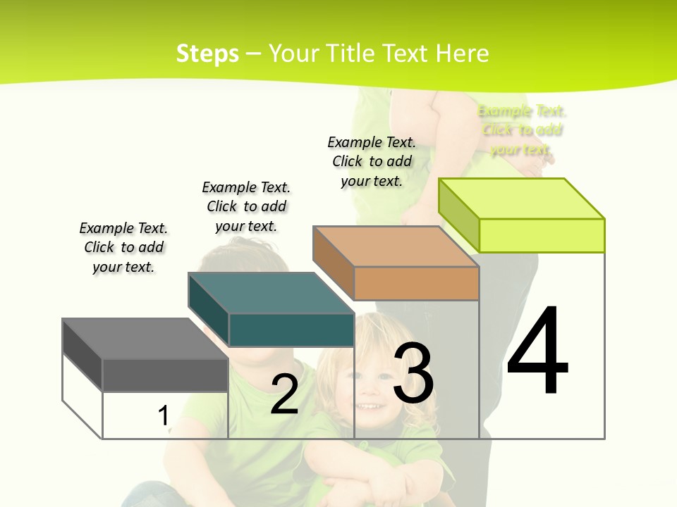 Kinder Bewegung Freuen PowerPoint Template