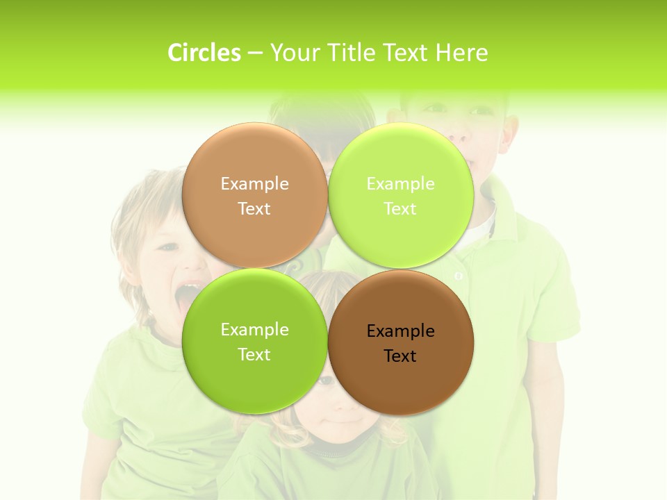 Kind Grimassen Freuen PowerPoint Template