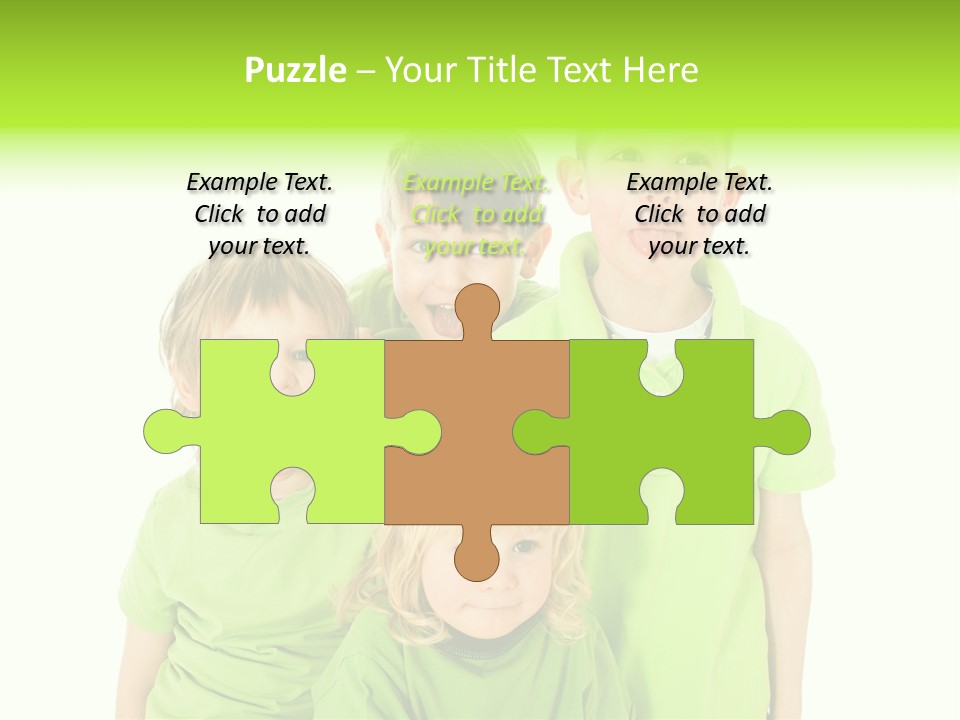 Kind Grimassen Freuen PowerPoint Template