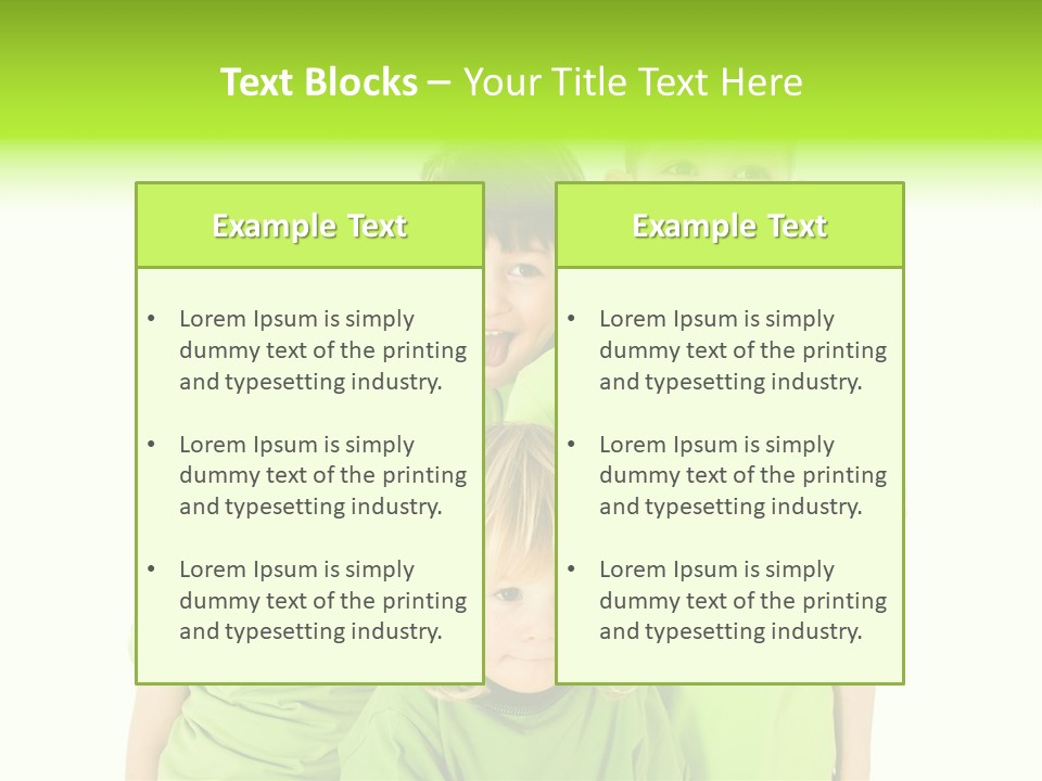 Kind Grimassen Freuen PowerPoint Template