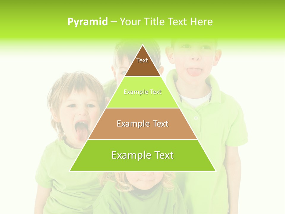 Kind Grimassen Freuen PowerPoint Template