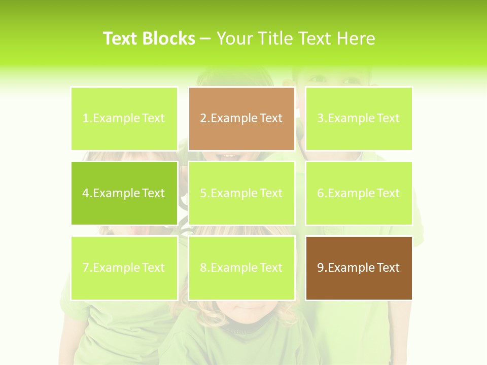 Kind Grimassen Freuen PowerPoint Template