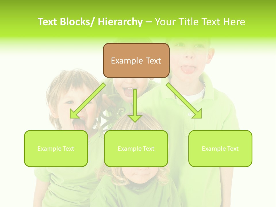 Kind Grimassen Freuen PowerPoint Template