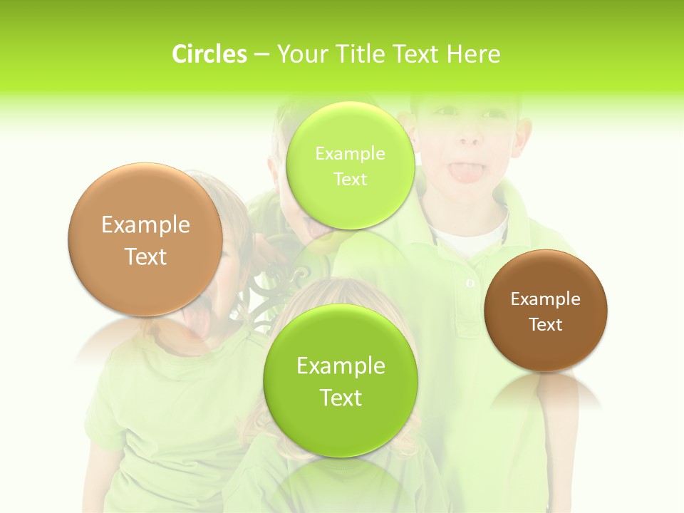 Kind Grimassen Freuen PowerPoint Template