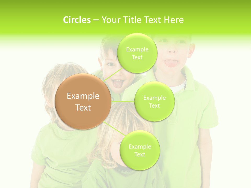 Kind Grimassen Freuen PowerPoint Template