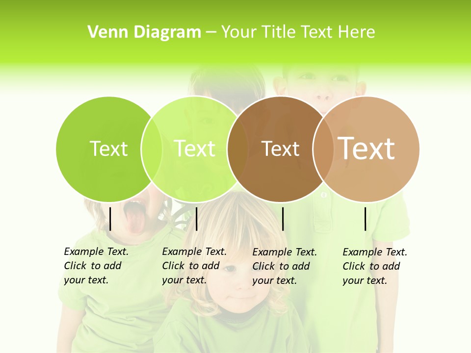 Kind Grimassen Freuen PowerPoint Template