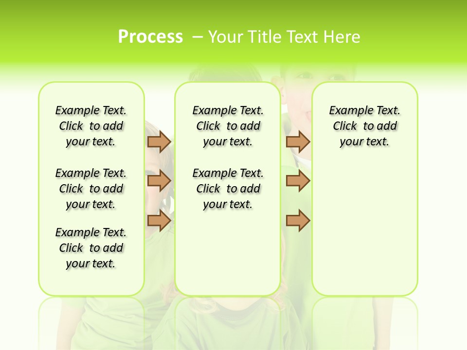 Kind Grimassen Freuen PowerPoint Template