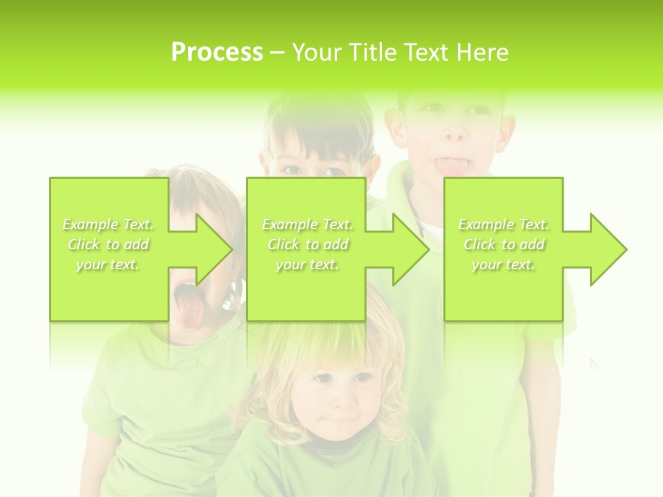 Kind Grimassen Freuen PowerPoint Template