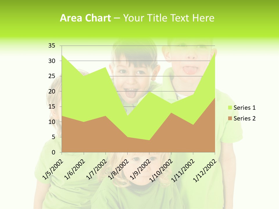 Kind Grimassen Freuen PowerPoint Template