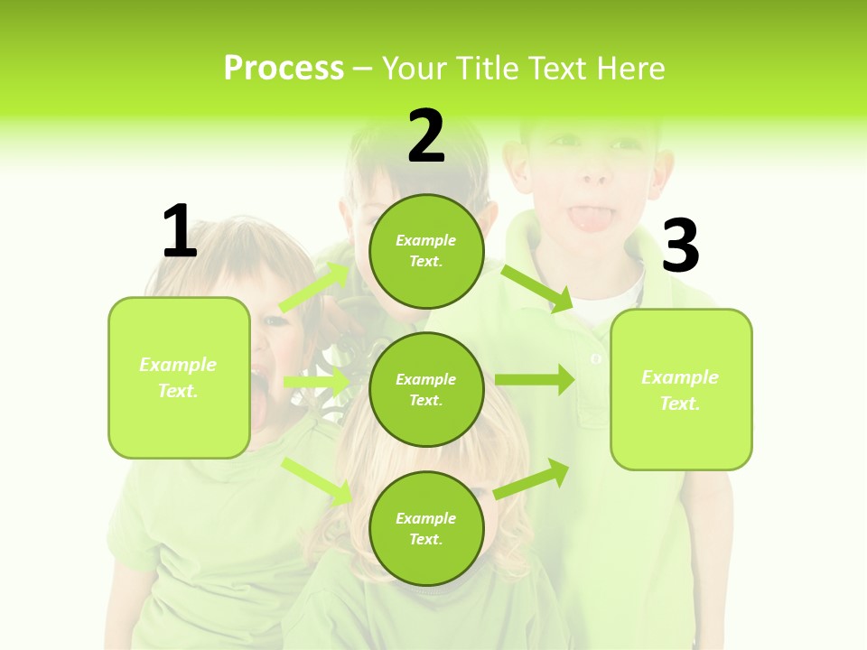 Kind Grimassen Freuen PowerPoint Template