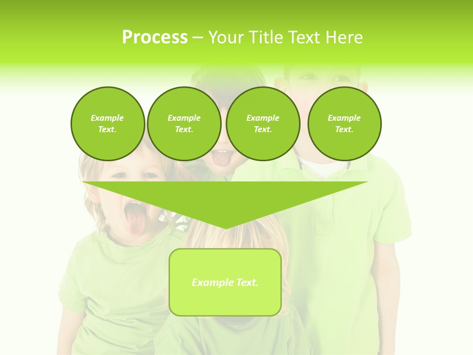 Kind Grimassen Freuen PowerPoint Template