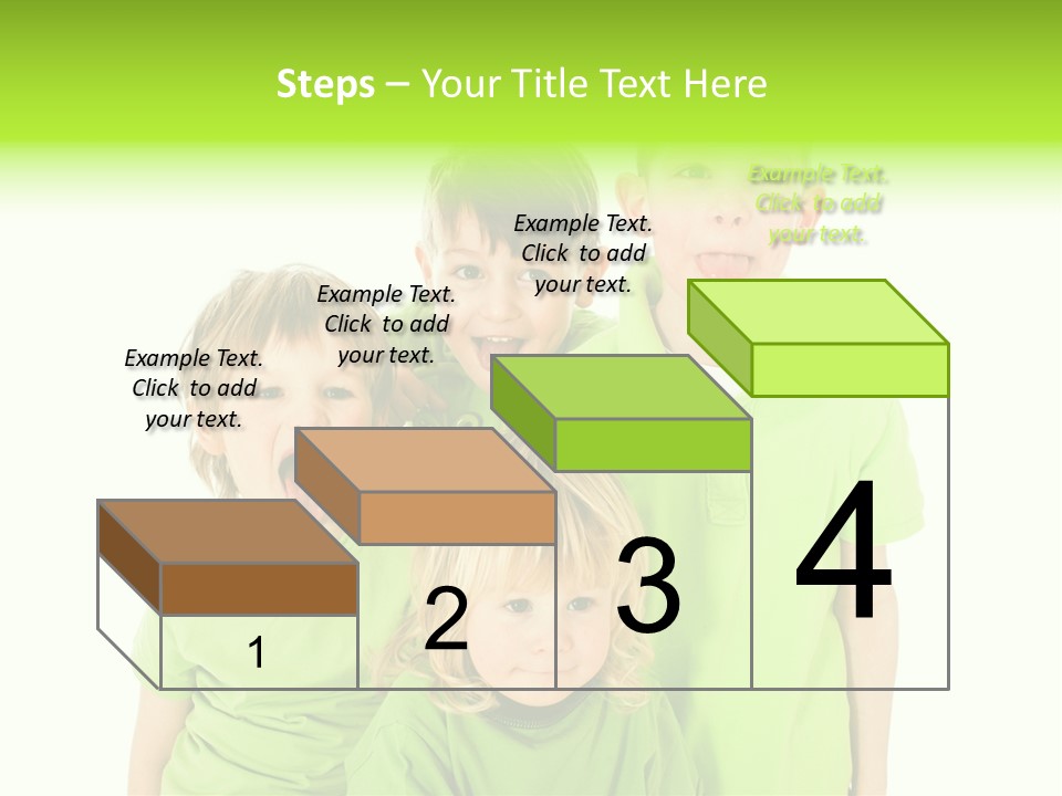 Kind Grimassen Freuen PowerPoint Template