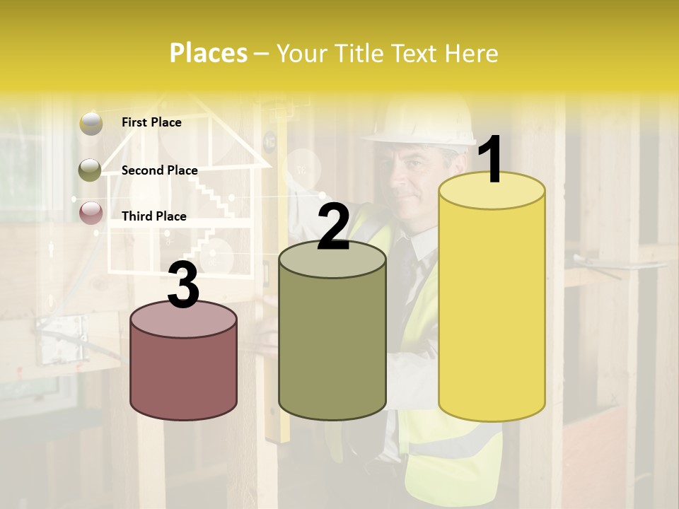 Caucasian Work Wear Hologram PowerPoint Template