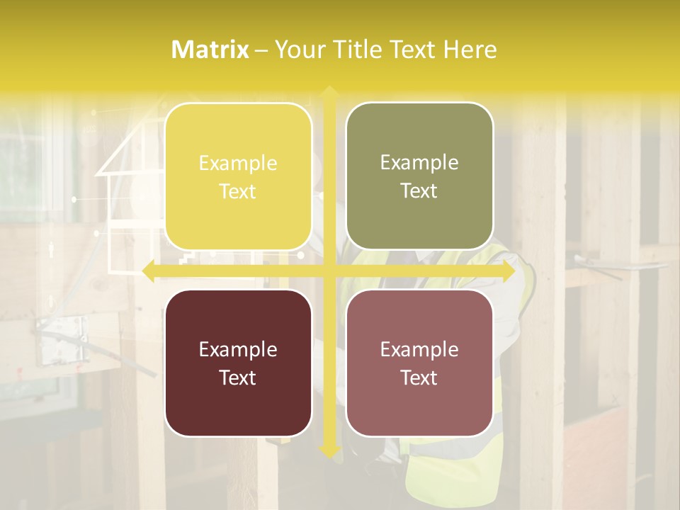 Caucasian Work Wear Hologram PowerPoint Template