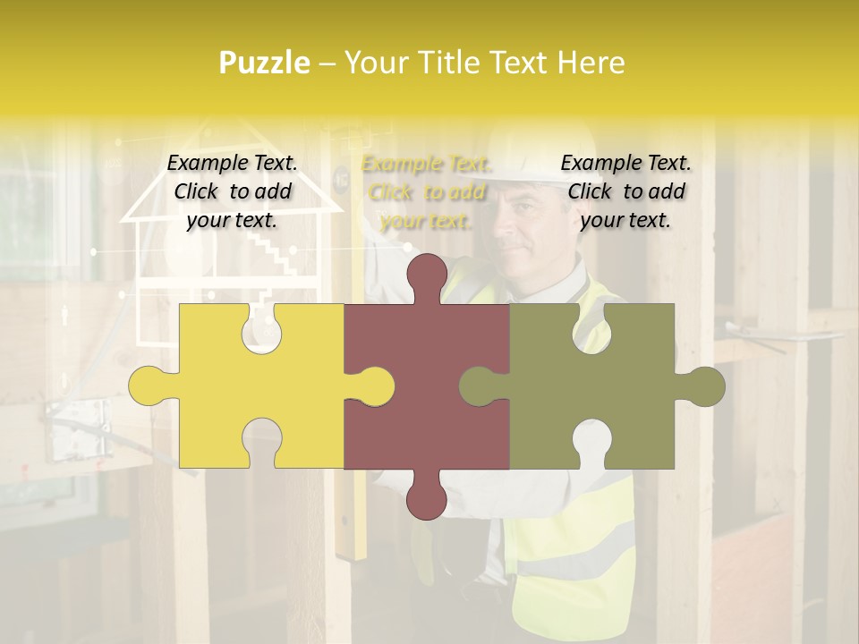 Caucasian Work Wear Hologram PowerPoint Template