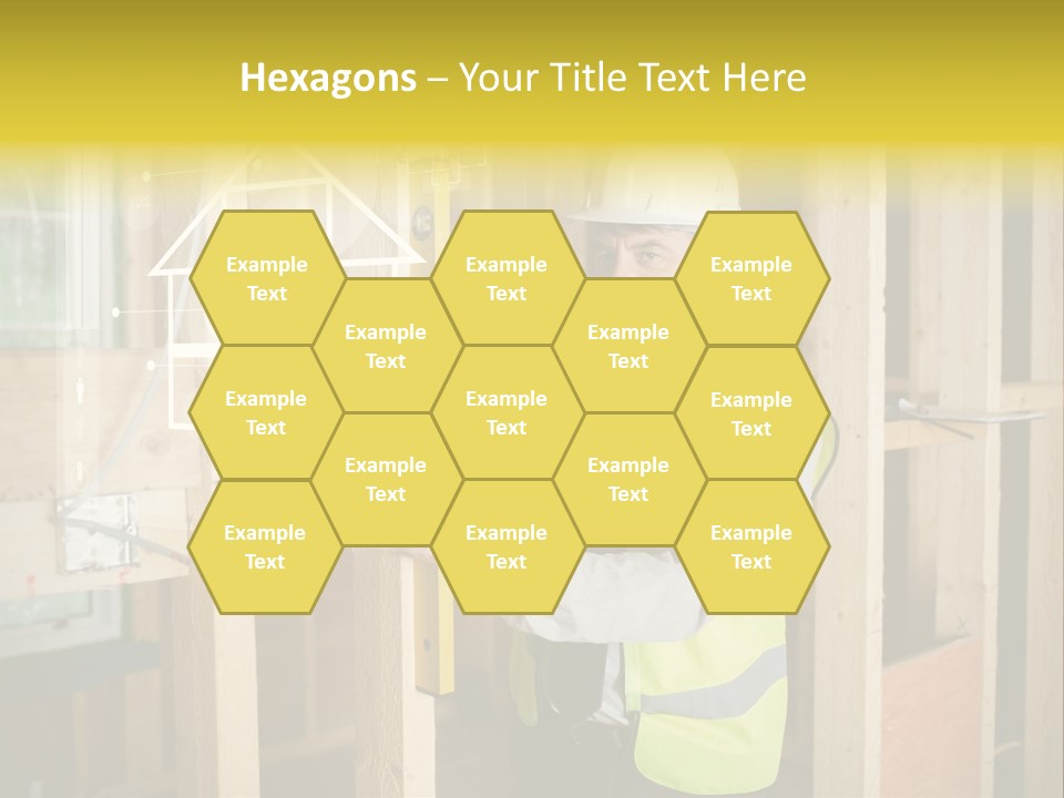 Caucasian Work Wear Hologram PowerPoint Template