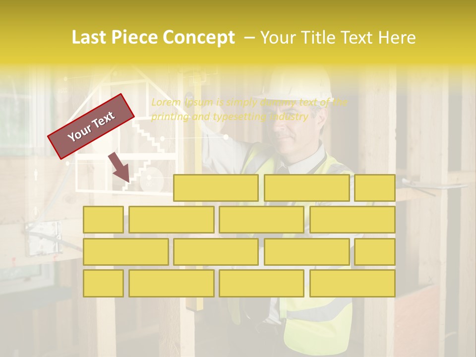 Caucasian Work Wear Hologram PowerPoint Template