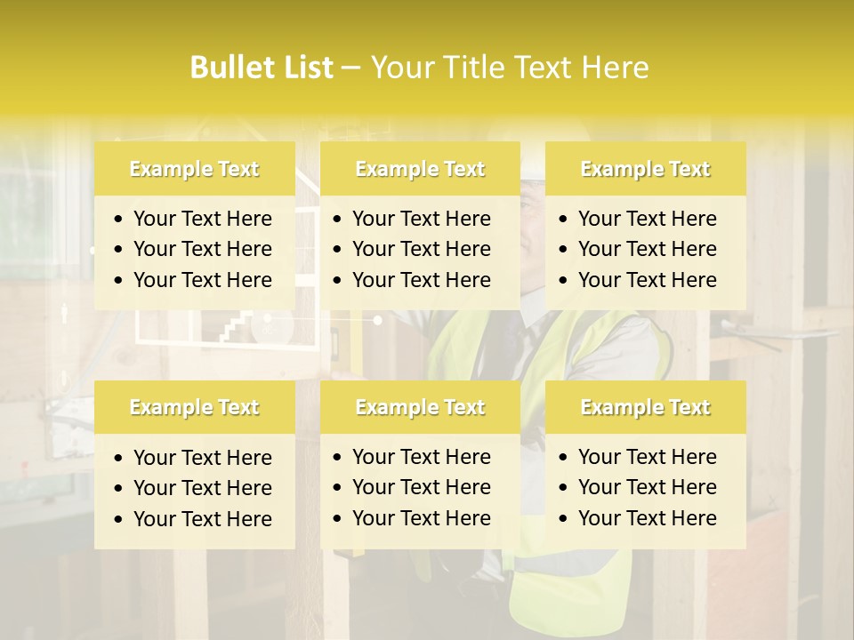 Caucasian Work Wear Hologram PowerPoint Template