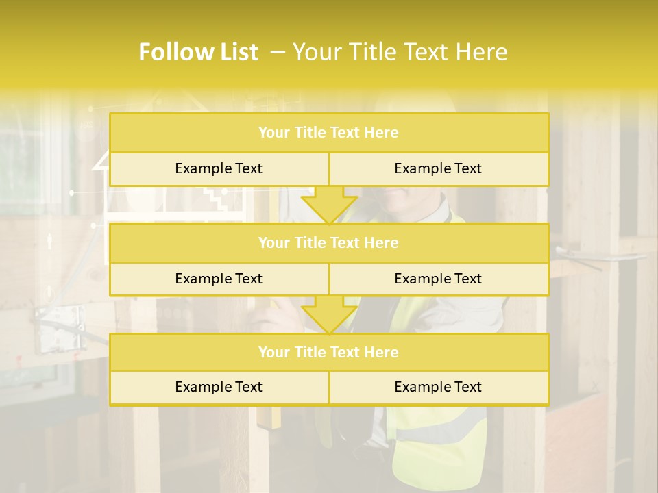 Caucasian Work Wear Hologram PowerPoint Template