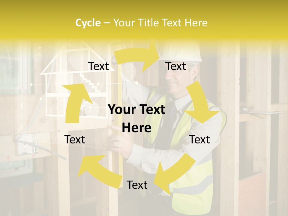 Caucasian Work Wear Hologram PowerPoint Template