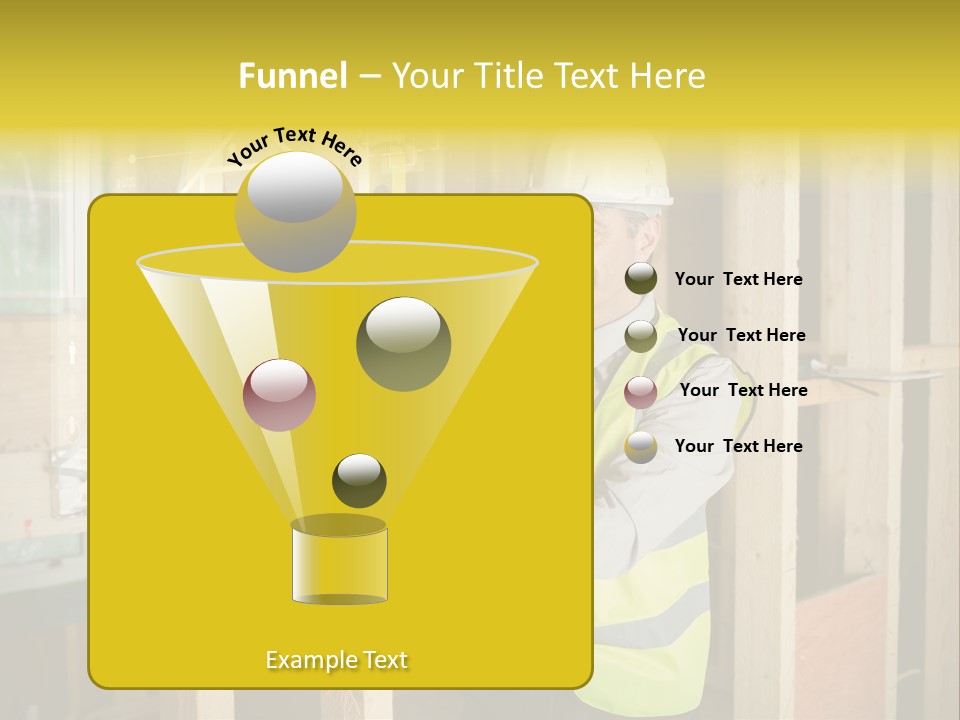 Caucasian Work Wear Hologram PowerPoint Template