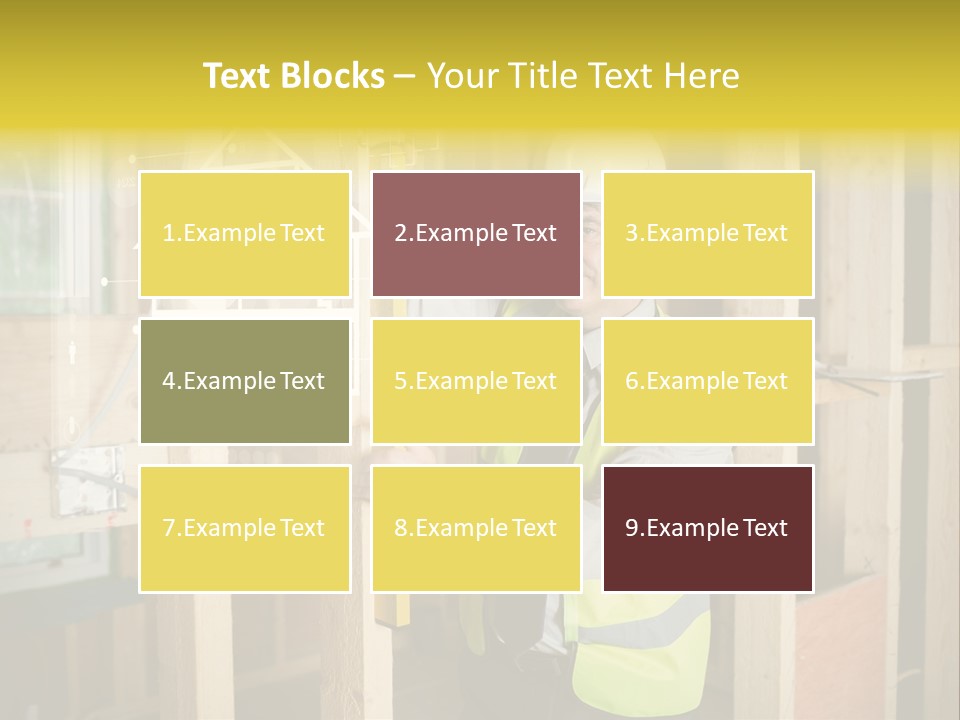 Caucasian Work Wear Hologram PowerPoint Template