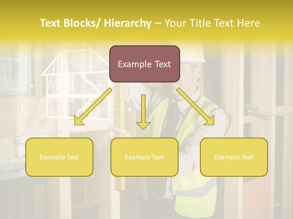 Caucasian Work Wear Hologram PowerPoint Template