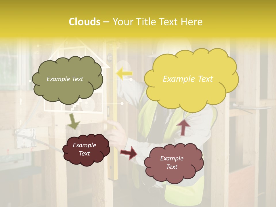 Caucasian Work Wear Hologram PowerPoint Template