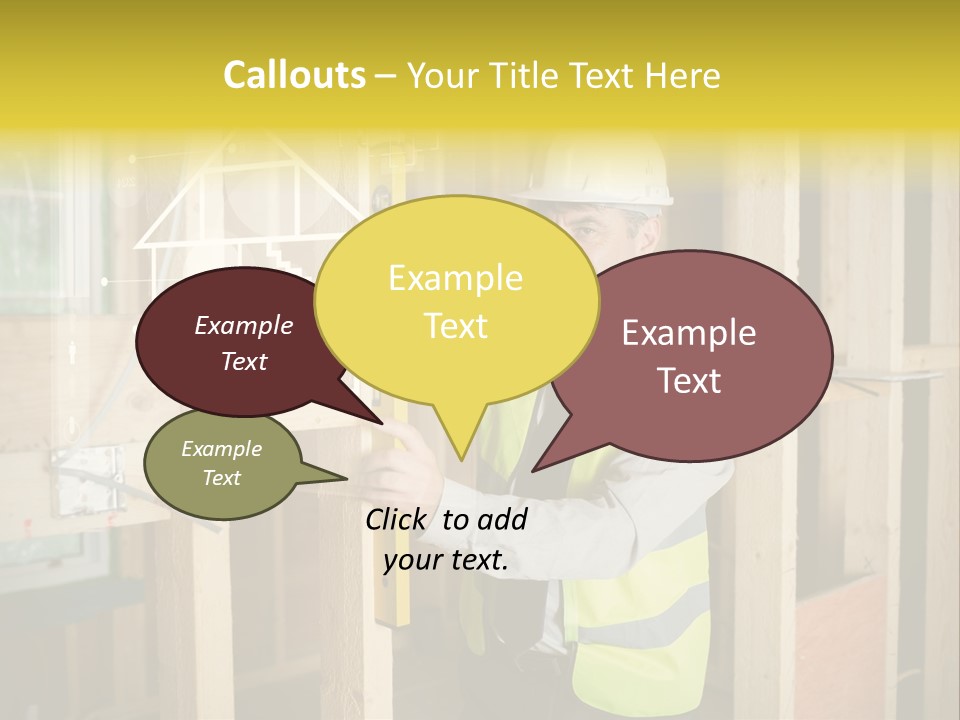 Caucasian Work Wear Hologram PowerPoint Template