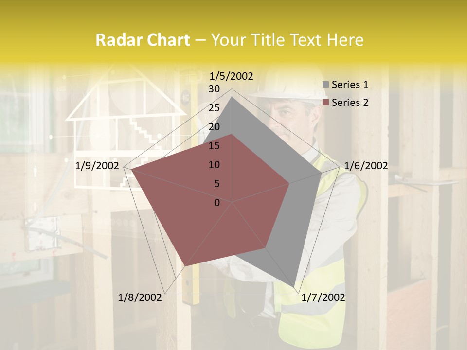 Caucasian Work Wear Hologram PowerPoint Template