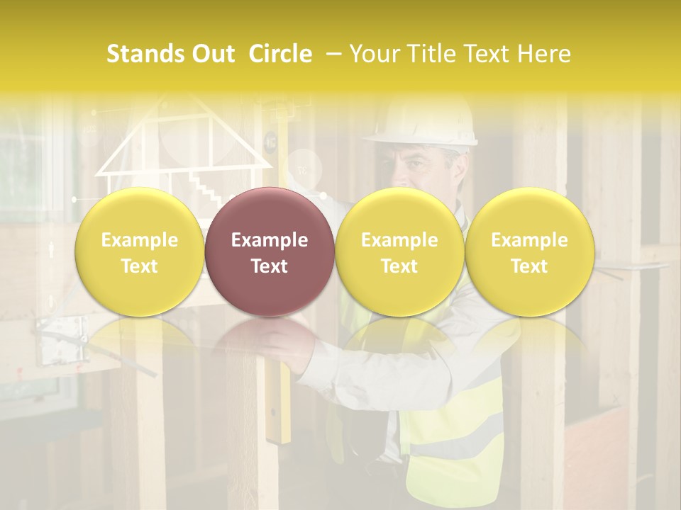 Caucasian Work Wear Hologram PowerPoint Template