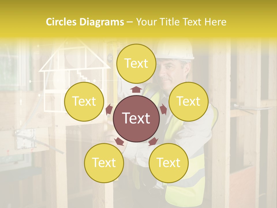 Caucasian Work Wear Hologram PowerPoint Template