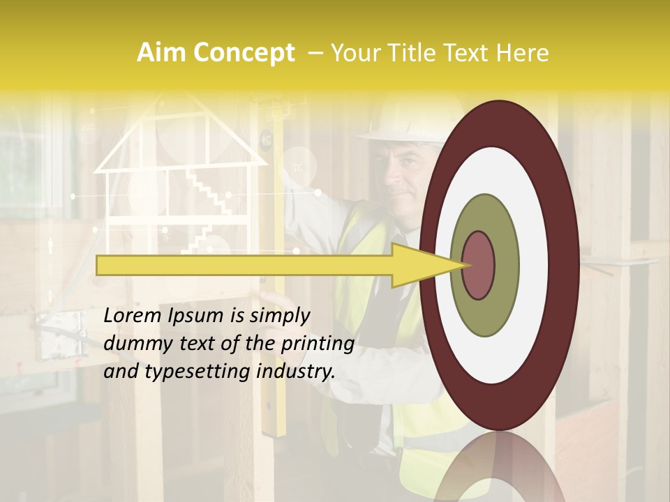 Caucasian Work Wear Hologram PowerPoint Template