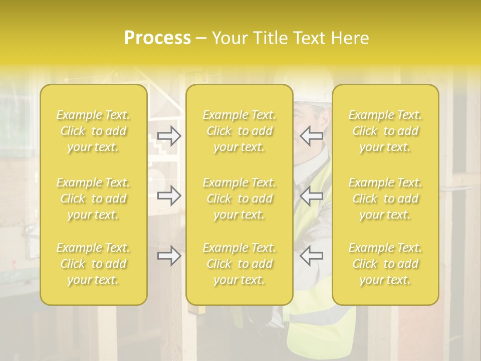 Caucasian Work Wear Hologram PowerPoint Template