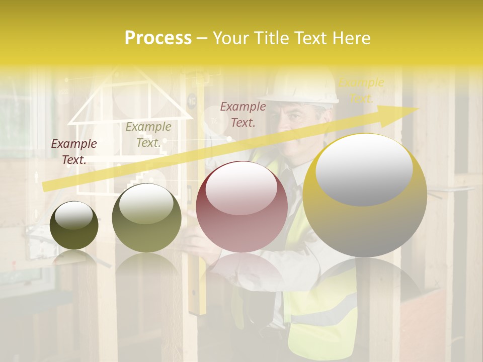 Caucasian Work Wear Hologram PowerPoint Template