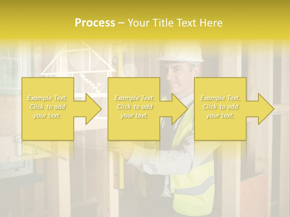 Caucasian Work Wear Hologram PowerPoint Template