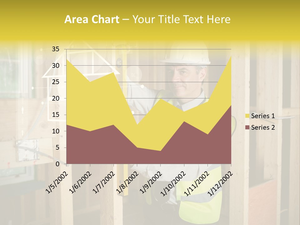Caucasian Work Wear Hologram PowerPoint Template