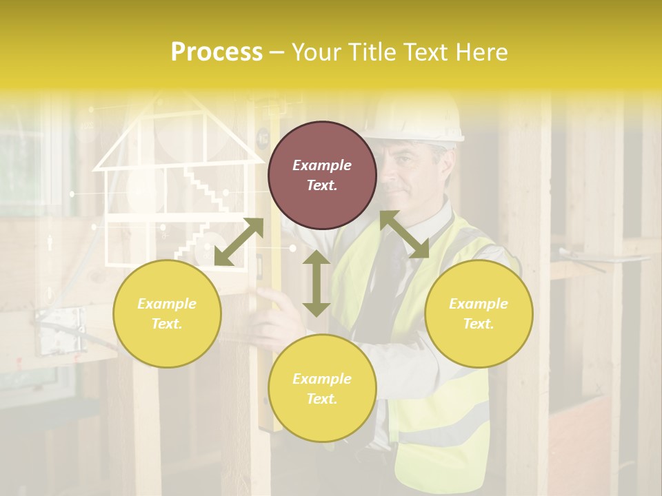 Caucasian Work Wear Hologram PowerPoint Template