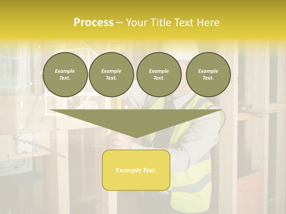 Caucasian Work Wear Hologram PowerPoint Template