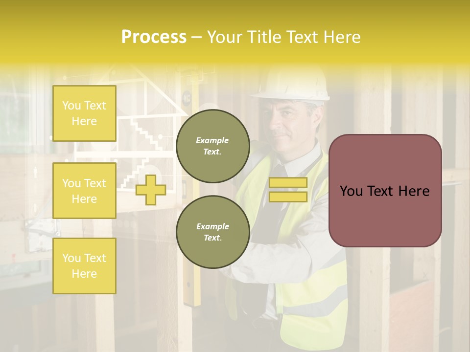 Caucasian Work Wear Hologram PowerPoint Template