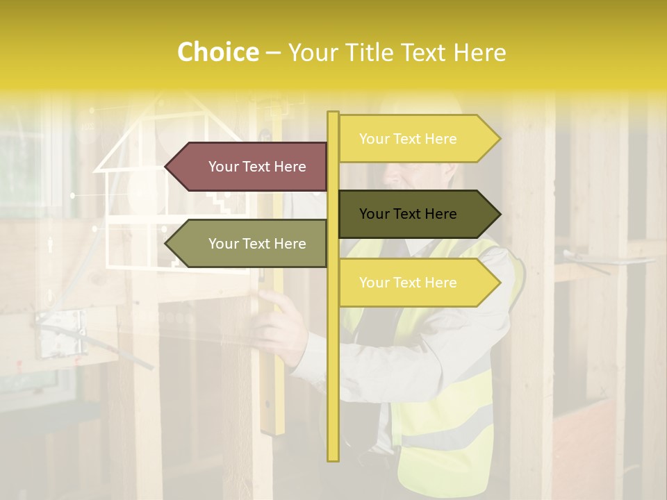 Caucasian Work Wear Hologram PowerPoint Template